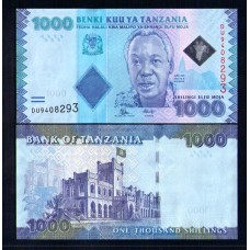 Танзания 1000 шиллингов 2010г.